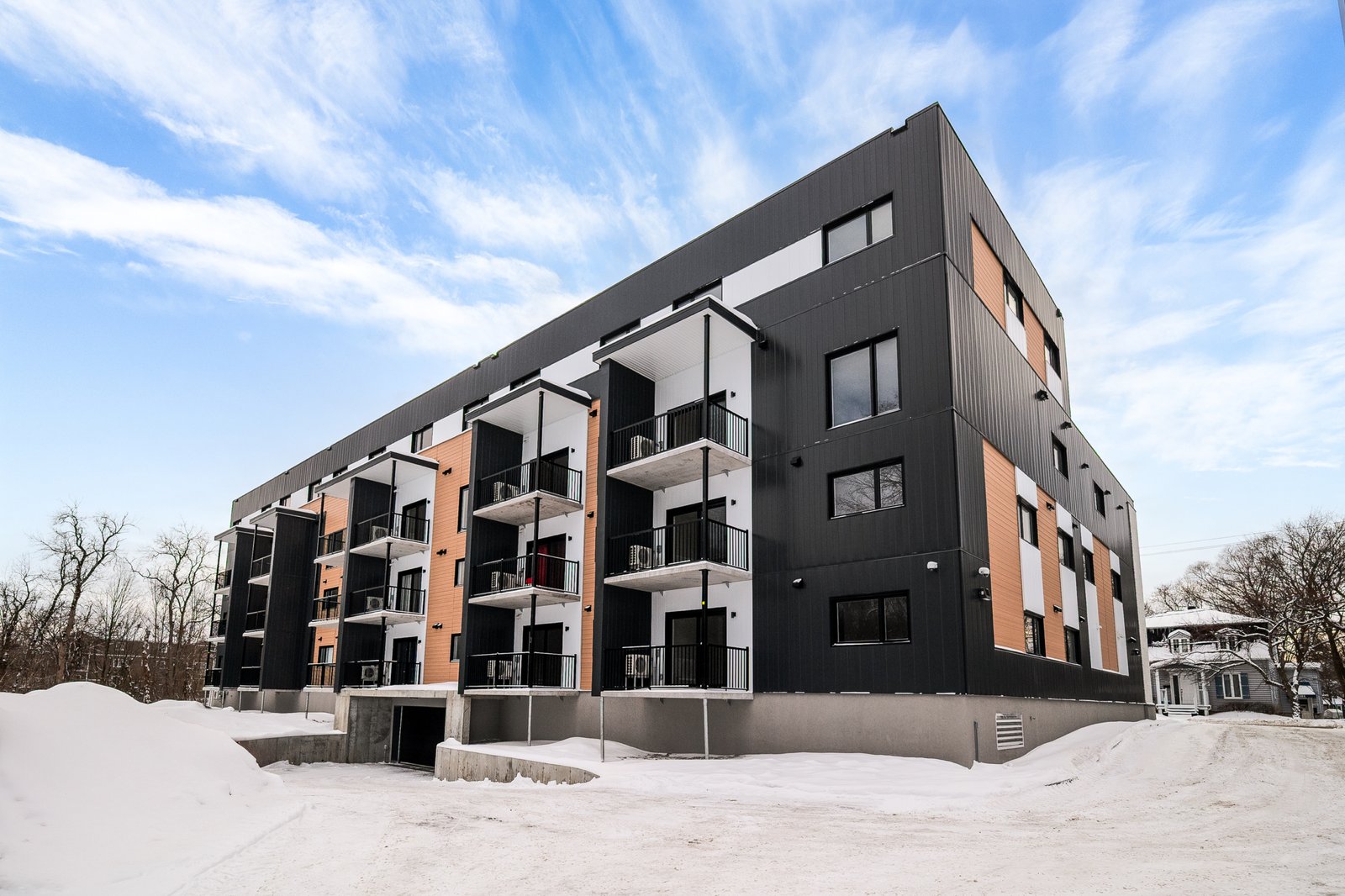 Immeuble-vue de l'extérieur